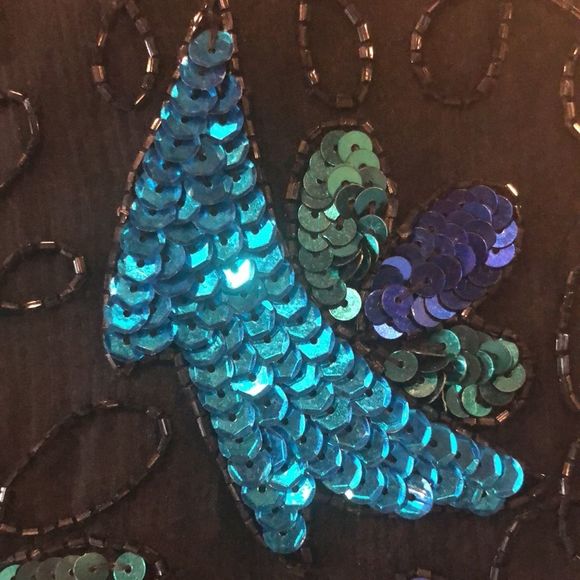 Laurence Kazar New York 100% silk beaded events blouse size large - Picture 2 of 16